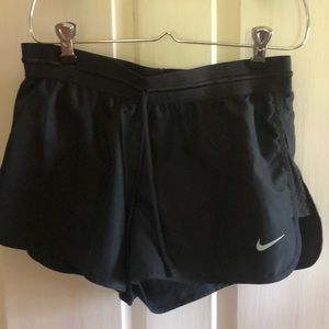 Black Nike athletic shorts